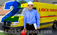 Lock Surgeon Airdrie locksmith delivering timely service with commonly used stocked products.